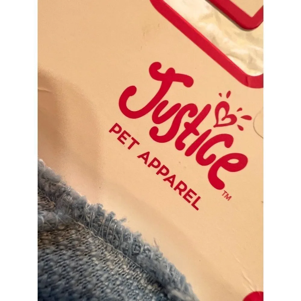Justice Sport Dog Hoodie‎ Sweater Medium New With Tags